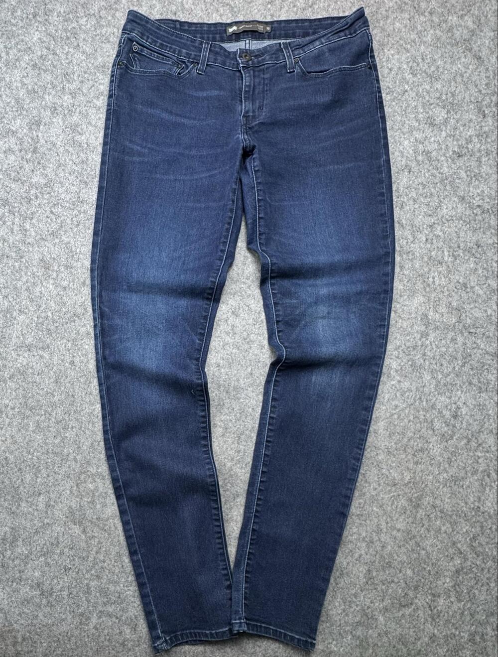 Levi's Demi Curve Jeans Womens 30 Dark Wash Blue Mid Rise Skinny Stretch Denim
